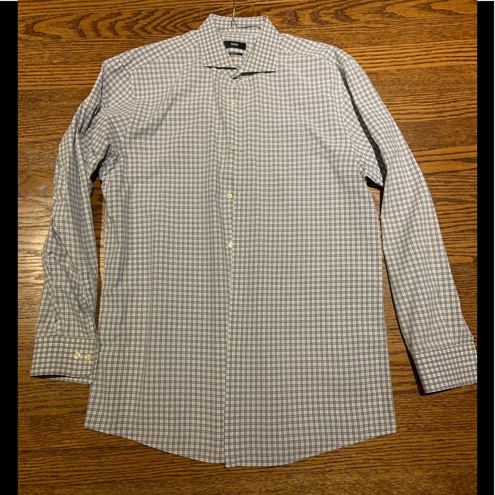 Hugo Boss Sharp Fit Dress Shirt 17.5 34/35